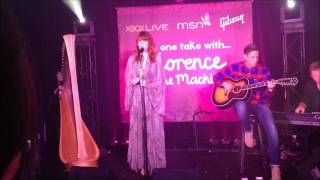 Florence + The Machine - No Light, No Light. Private 3 song set at the Gibson Guitar Office