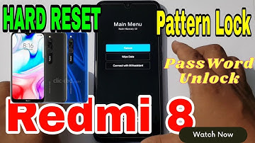 Redmi 8,8A hard reset & pattern lock remove solution 100% done Redmi 8,8A