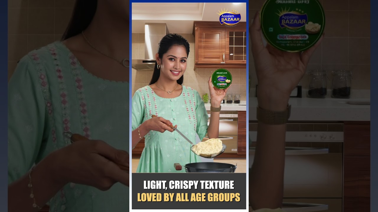 Crisp Tradition in Every Bite – Only from Appalam Bazaar!