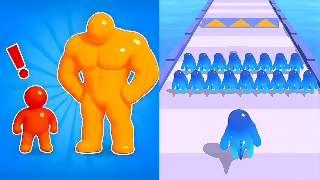 Tall Man Run vs Join Blob Clash 3D 🚀 INSANE SpeedRun – All Levels MAXED!