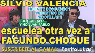 Silvio Valencia Le Grita A Facundo Choque Yo Te Descubri - Exitosa Deportes