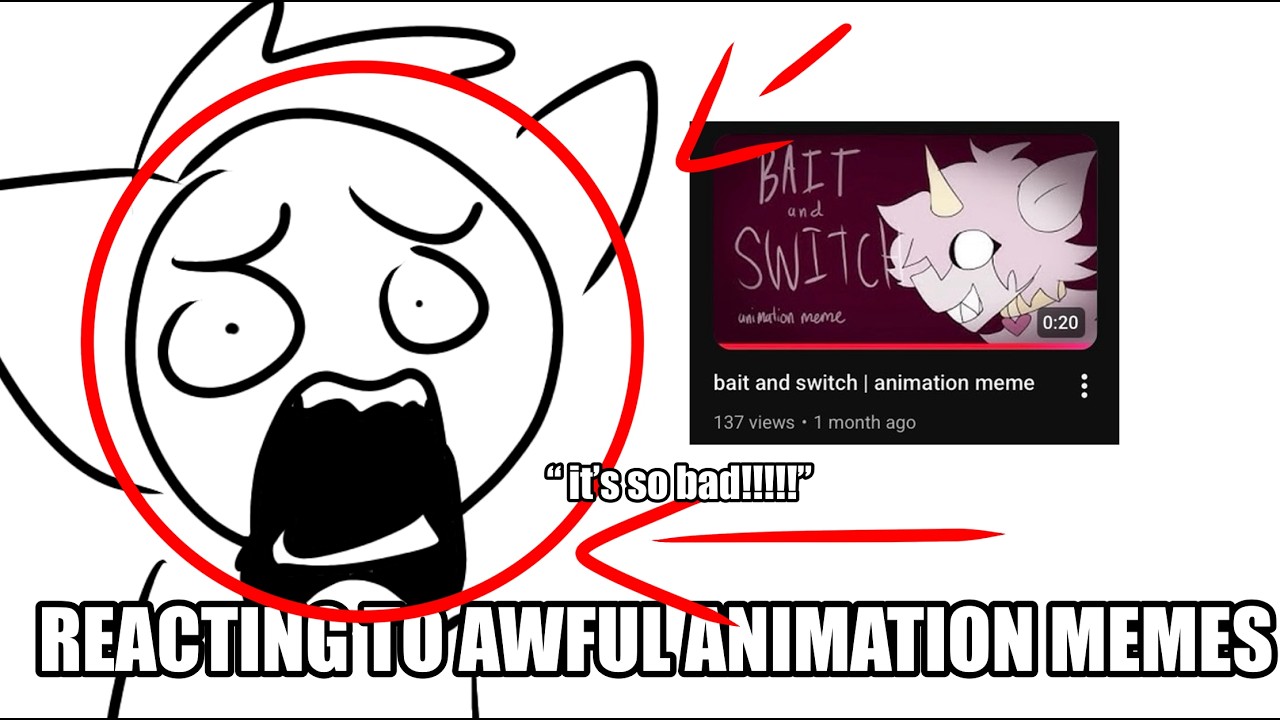 Awfully Animation REACTING TO AWFUL ANIMATION MEMES !!!!!!!!!!!!! - YouTube
