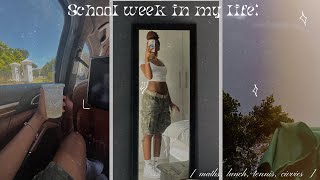School week in my life [maths, lunch, tennis, civvies] South African YouTuber