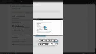 Descarga fácil: MySQL Workbench para Windows #SQLWorkbench #InstalarSQL