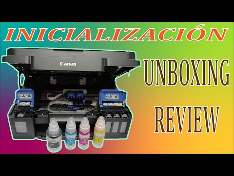 Impresora Canon G3100 G3110 | Inicialización | Unboxing | Review básico | Información | Instalación