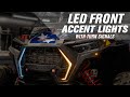 Tusk LED Front Accent Lights w/ Turn Signals | Polaris RZR