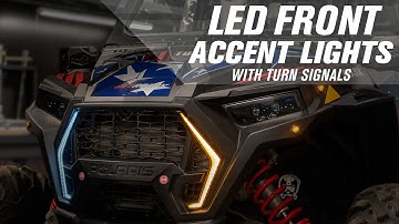 Tusk LED Front Accent Lights w/ Turn Signals | Polaris RZR