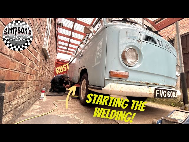 VW BAY WINDOW Camper Van Bus Platform T2 Off Side Right Rear Corner Panel New £63.00 - PicClick UK