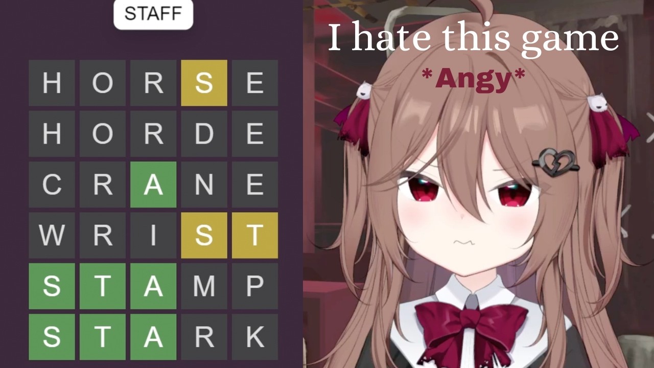 Evil has a skill issue on wordle