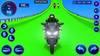 🏍️🟠 Steady Path Bike Challenge – Smooth Handling, Clean Timing & Rider Focus | Android Gameplay screenshot 1