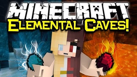 Minecraft ELEMENTAL CAVES MOD Spotlight! - Magical Caving! (Minecraft Mod Showcase)