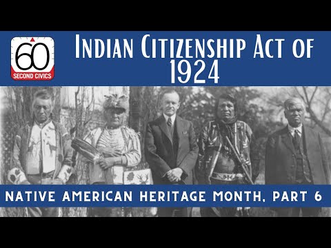 Indian Citizenship Act of 1924 historical context Indian Citizenship Act of 1924 historical context