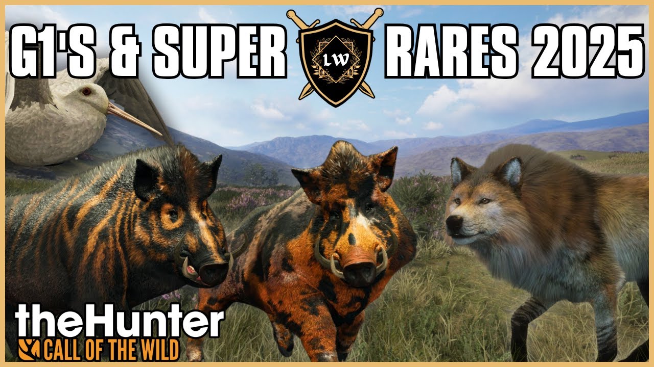 Невероятные G1 и суперредкие карты 2025 года! | theHunter: Call of the Wild