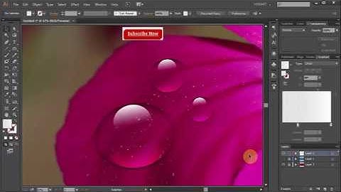 Design a Realistic 3D Water Drop Effect in Adobe Illustrator CC Tutorial | Full HD