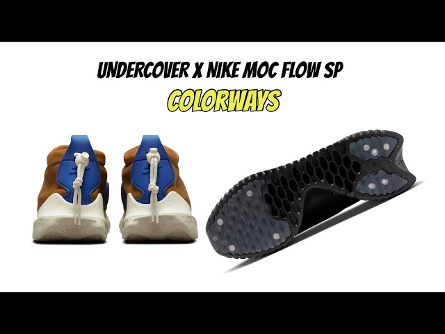UNDERCOVER x Nike Moc Flow SP Black Colorways - YouTube