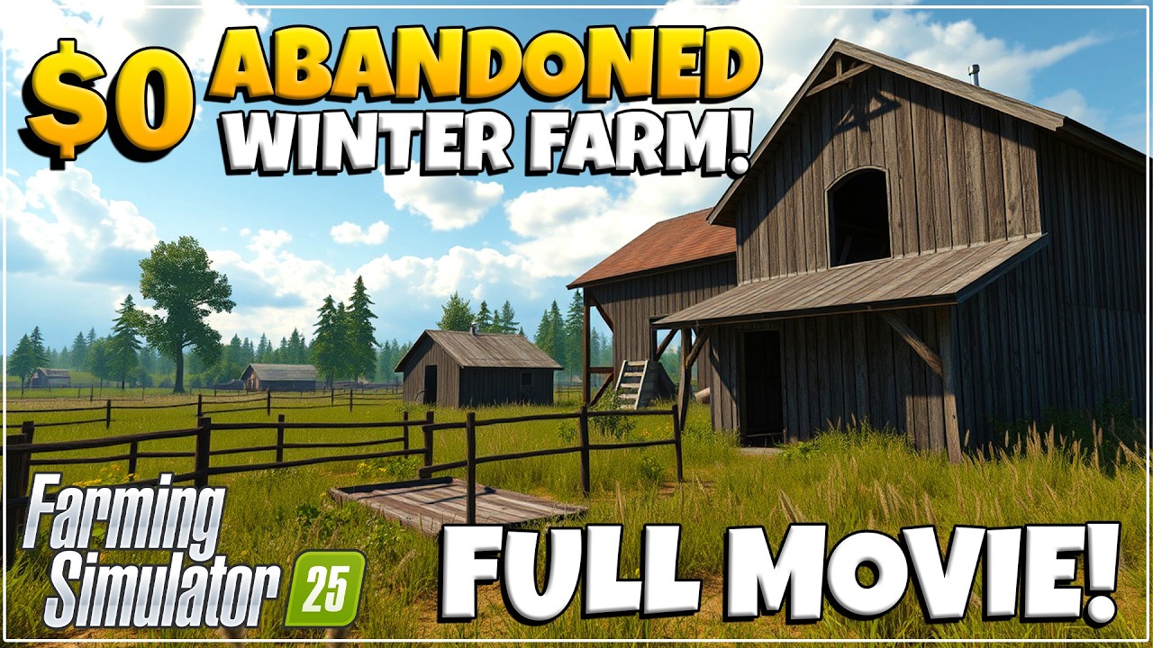 ABANDONED FARM IN THE SNOW! (FULL MOVIE)