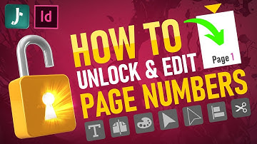 How to UNLOCK Page Numbers in Adobe InDesign?