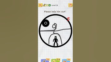 Draw 2 save || Level 31 - #shorts #draw2save #drawing #gameplay #androidgames #iosgames