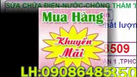 THỢ SỬA CHỮA ĐIỆN NƯỚC TAI NHA Ở Q4 TPHCM ,0906700438