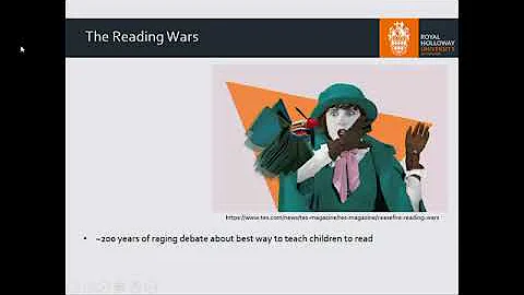 Ending the reading wars - Kathy Rastle