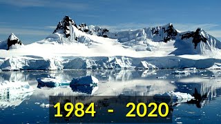 Arctic Sea Ice Melting (1984 - 2020) | Timelapse Video