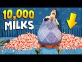 Forcing The Neighbor To Drink 10,000 Cartons of Milk!!! | Hello Neighbor Gameplay (Mods)