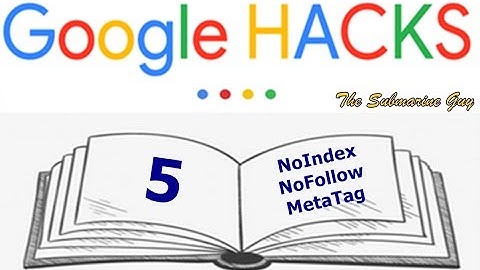 GHack 05 NoIndex NoFollow Meta Tag