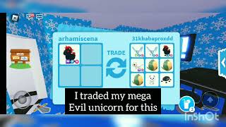 I Got The Insane OverPay For My Neon Frost Dragon 😱😱😱😱😱 /FireBloxYT #I Quit Adopt Me