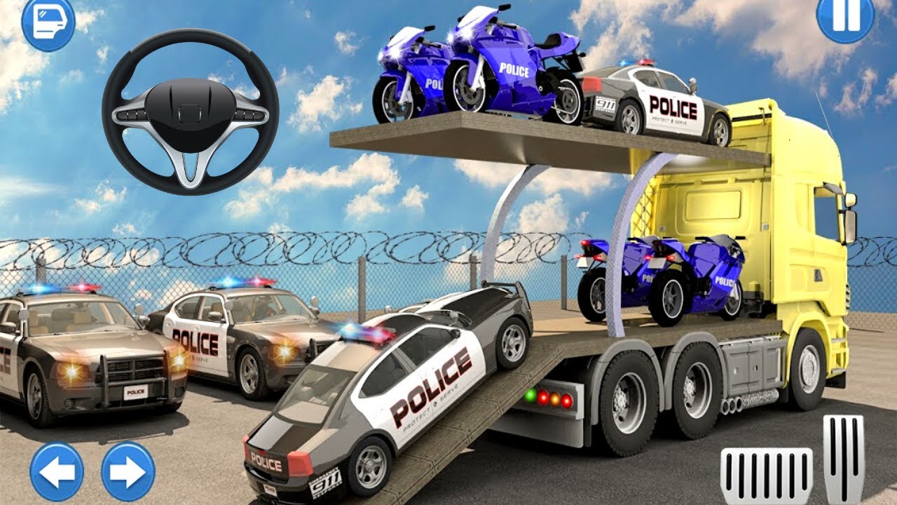 Multi-Level Car Transporter Truck 2021 Simulator | Car Transport Trailer Games