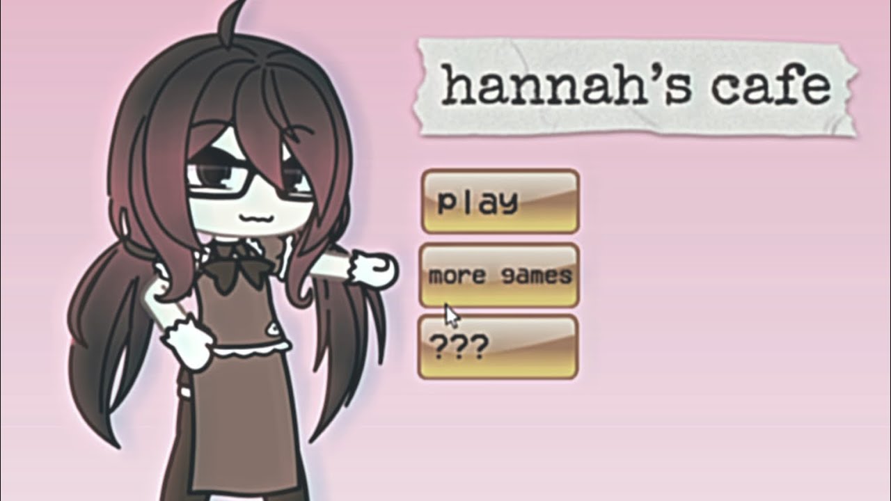 hannah’s cafe - lost gacha flash game (2006)