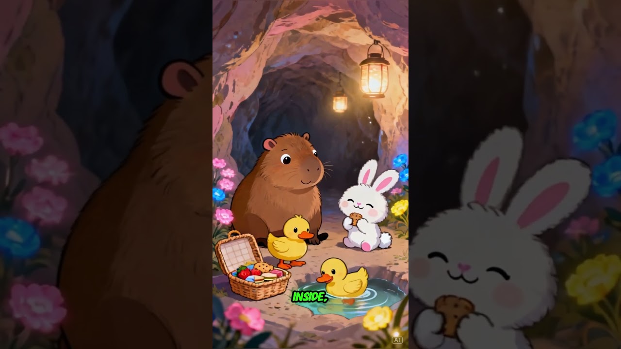 Capy the Capybara and the Rainy Day Picnic