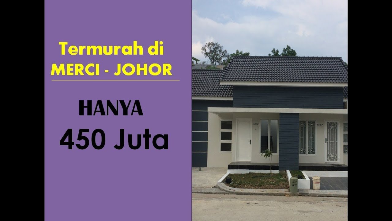 Jual Rumah di Medan Resort City Medan Johor Siap Huni 