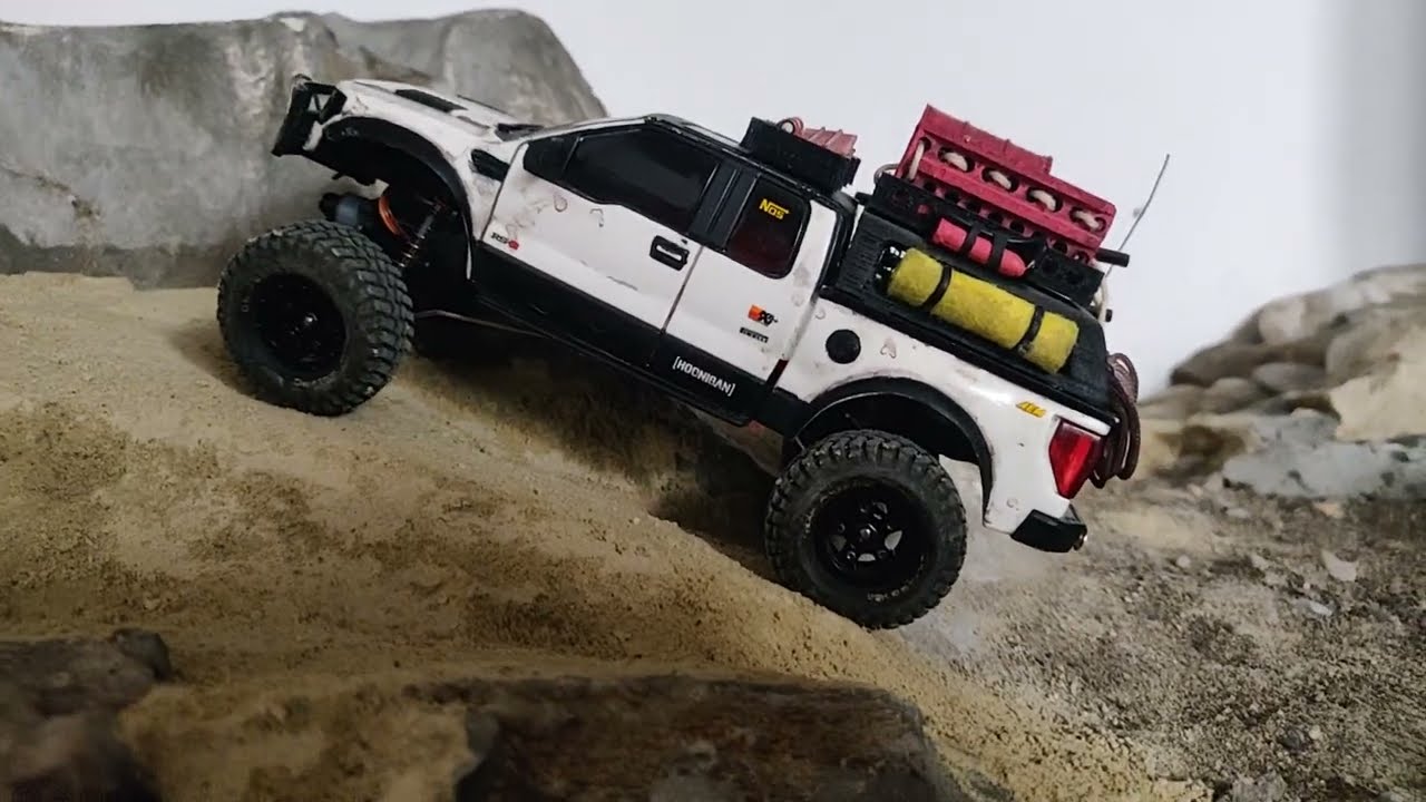 Orlandoo Hunter OH35P01 F150 Raptor 1/35- 105rpm - 36mm tire - 3.7g servo - Time to climb #1