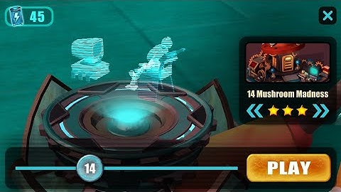 Tiny Robots Recharged Level 14 || Mushroom Madness || Walkthrough Solution.