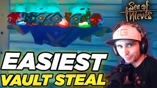 EASIEST VAULT STEAL EVER - SEA OF THIEVES