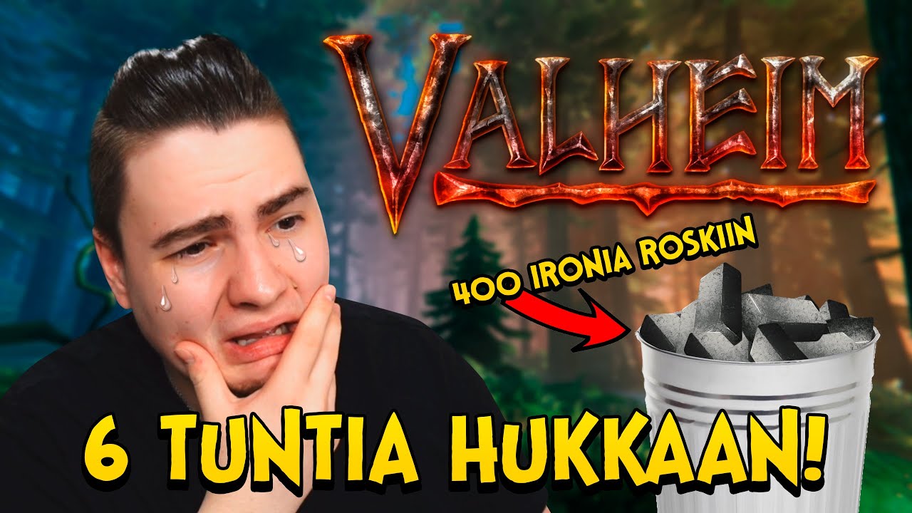 Valheim Hardcore: PELASIN 6 TUNTIA TURHAAN! #4