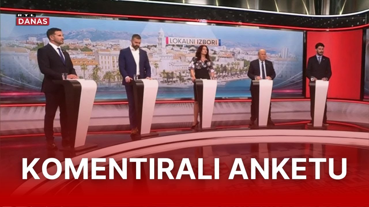 U RTL-ovoj debati sučelili se kandidati za prvog čovjeka Splita: Jedan se nije pojavio | RTL Danas