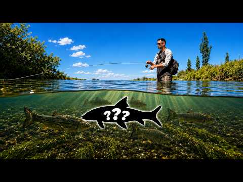 Sight fishing in crystal clear water