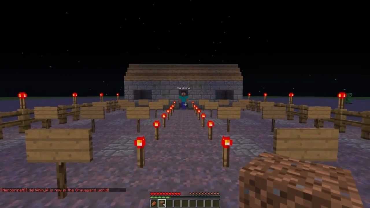 Herobrine AI (Craftbukkit Plugin) YouTube