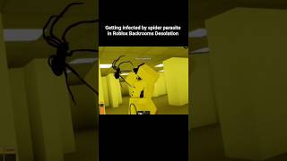 Getting infected by spider parasite in Roblox Backrooms Desolation
