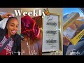 Weekly Vlog: Shopping for Bathroom Decor 🛒  Cousin Went Into Labor 😱 Balloons + My Favorite Burger 🍔