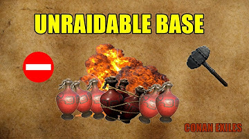 CONAN EXILES / HOW TO BUILD A DIFFICULT BASE TO RAID!!!