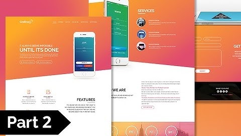 Photoshop Website Design Tutorial - Part 2