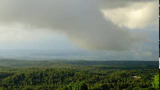 Dark roll cloud in a thunderstorm (Time lapse)