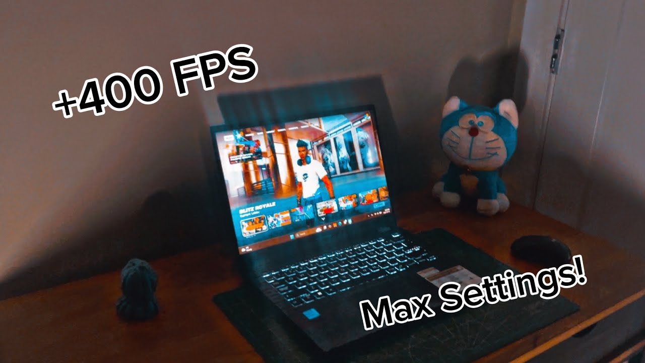 I was surprised from how many Fps this laptop got in max settings!