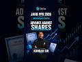 Advance Against Shares | JAIIB PPB Most Important Topics | JAIIB May 2026 Preparation