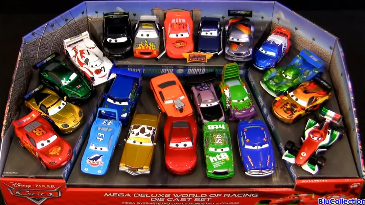 Disney Cars Disney Store Mega Deluxe World Of Racing Diecast Set Review