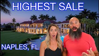 Most Expensive House SOLD In Naples Florida 2019