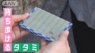 コロナで需要激減・・・老舗畳店の秘策“持ち歩ける畳”(2021年3月6日)