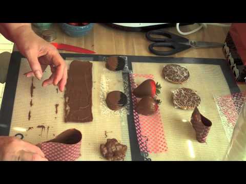 Using Chocolate Acetate Sheets